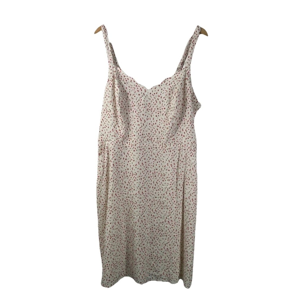 41 Hawthorne Women’s Scalloped Confetti Spotted A-line Dress w/Pockets Size 2X